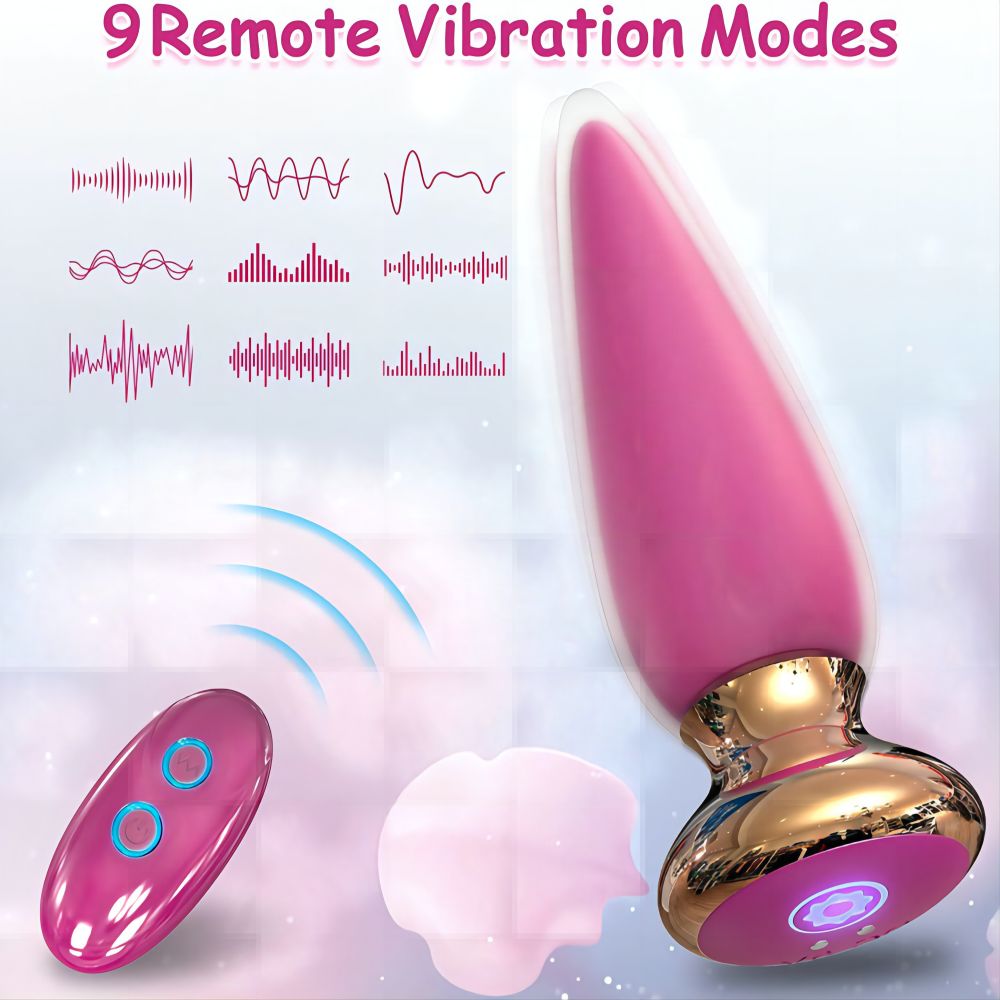 App & Remote Control Vibrator Anal Vibrators Butt Plug Anal Sex Toy for Man & Woman