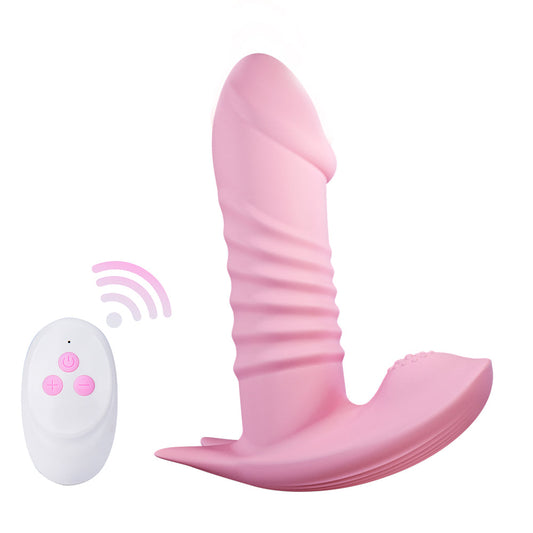 Wearable Thrusting Panty Vibrator Remote Control Sex Toy for Woman