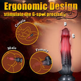 Monster Dildo Realistic Dragon Dildos 7.4 Inch Silicone Anal Plug Adult Sex Toy for Beginners