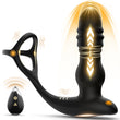 Male Prostate Massager Thrusting Anal Vibrator Adult Sex Toys with Penis Ring