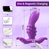 Wearable Vibrator App Remote Control G Spot Vibrator Dildo with 9 Vibration Modes Sex Toys for Women