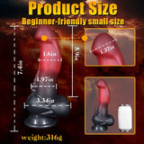 Monster Dildo Realistic Dragon Dildos 7.4 Inch Silicone Anal Plug Adult Sex Toy for Beginners