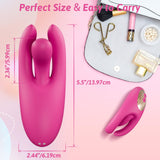 G-Spot Clitoral Finger Vibrator Triple Finger Vibe Flicking Stimulator Adult Sex Toy for Women