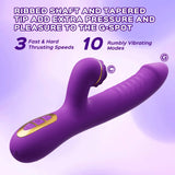 Woman Vibrator Tongue Licking Clitoral & G-spot Stimulator Thrusting Rabbit Vibrators Female Sex Toy