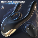 Electric Shock Penis Vibrator Vibrating Testicular Stimulator Cock Ring Adult Toys for Couple