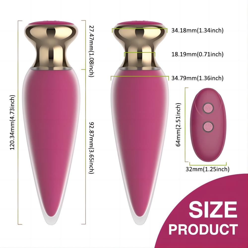 App & Remote Control Vibrator Anal Vibrators Butt Plug Anal Sex Toy for Man & Woman