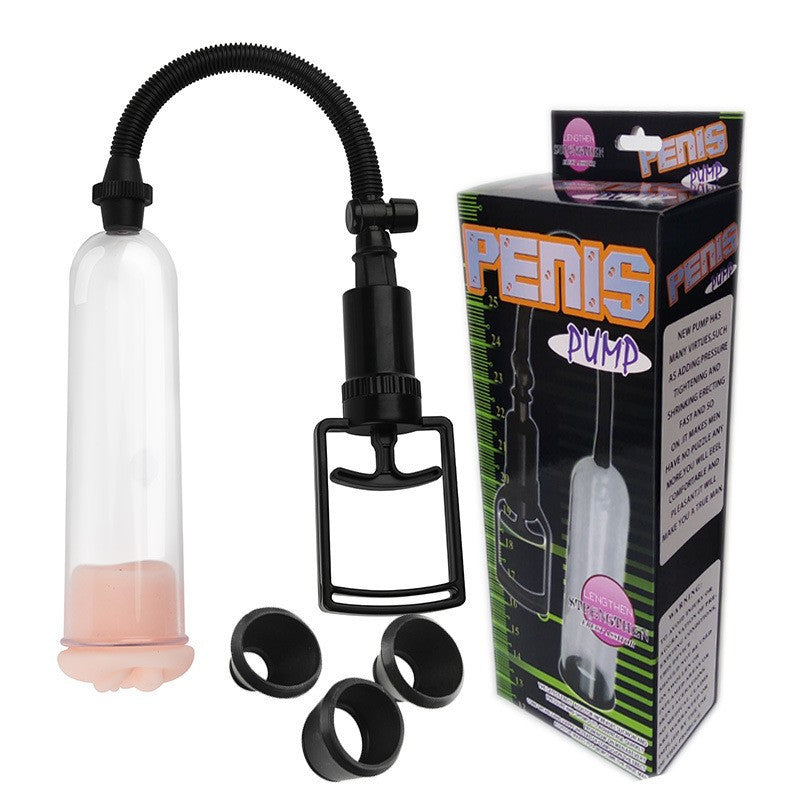 Control manual de la bomba de pene masculina