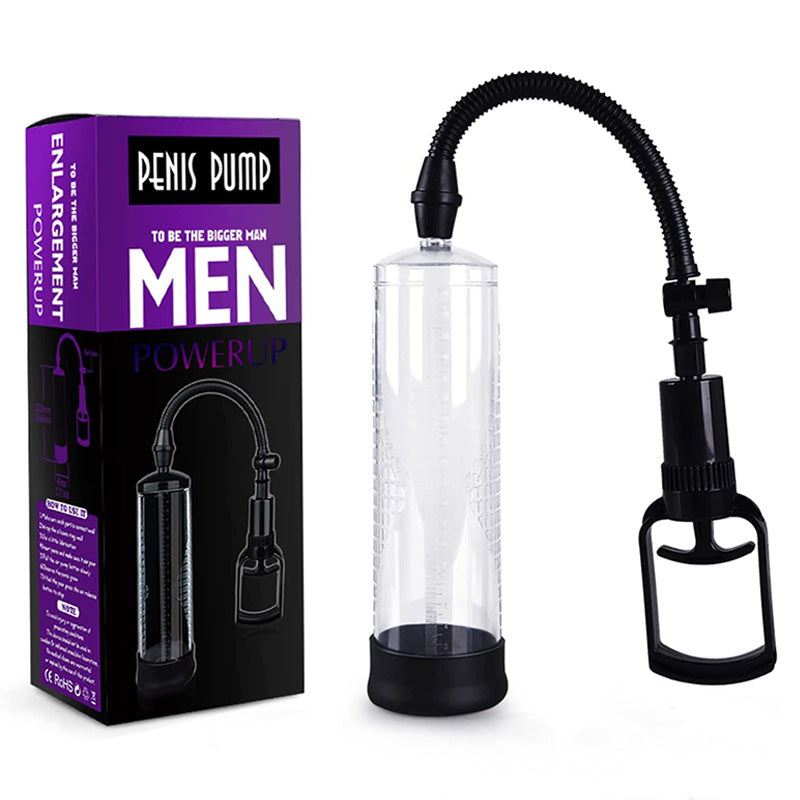 Control manual de la bomba de pene masculina