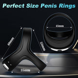 Penis Vibrator Vibrating Cock Ring Ejaculation Delay  Penis Rings Adult Sex Toys for Men