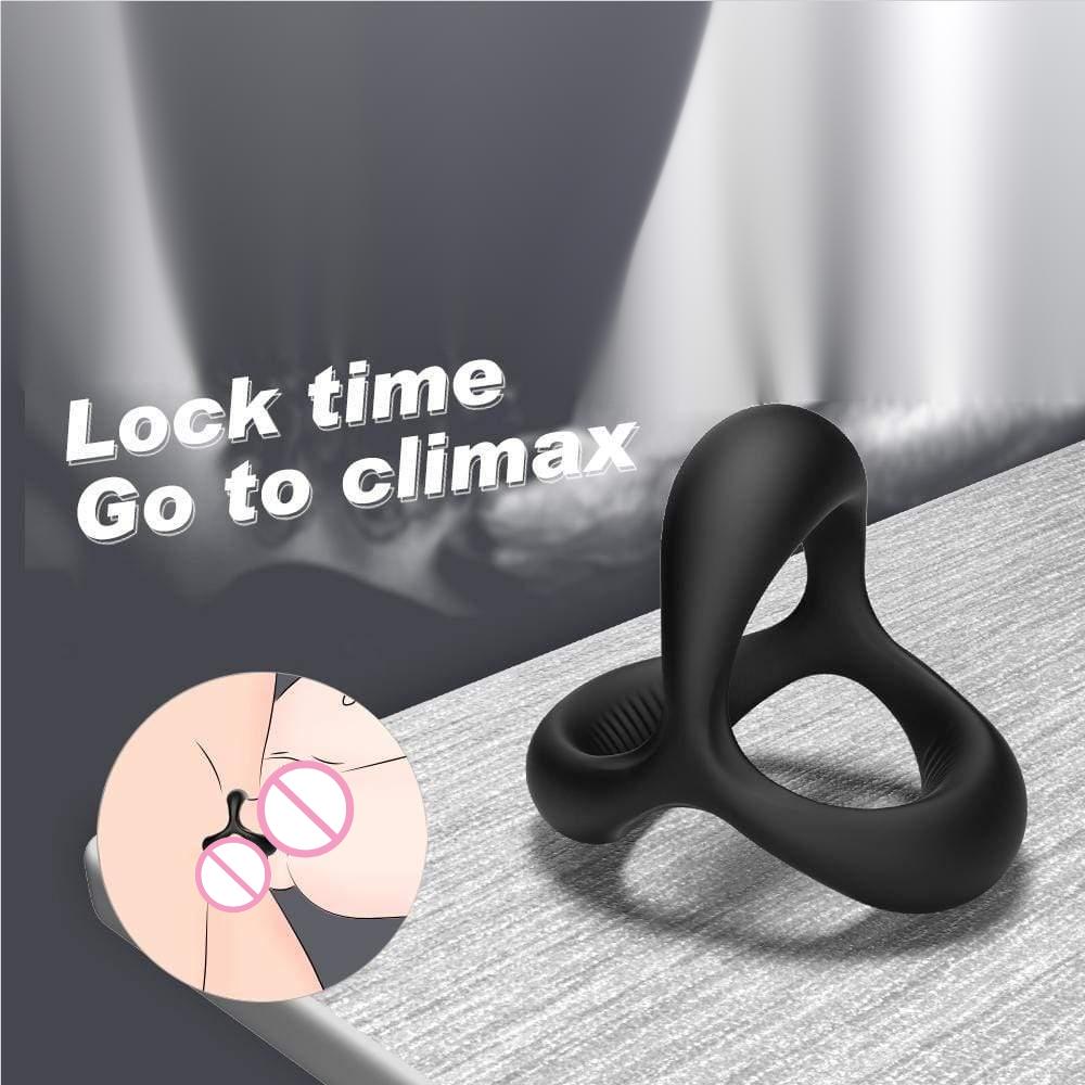 Silicone Penis Ring TRIANGLE Cock Rings for Erection Enhancing 1.14 Inch Man Adult Sex Toys