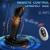 Rotating Prostate Massager Remote Control Anal Vibrator Butt Plug Adult Sex Toys