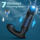 Fobono 7 Vibration 7 Thrusting App Control Vibrador anal Masaje de próstata 