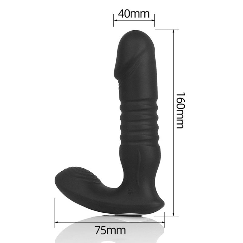 Fobono 7 Vibration 7 Thrusting App Control Vibrador anal Masaje de próstata 