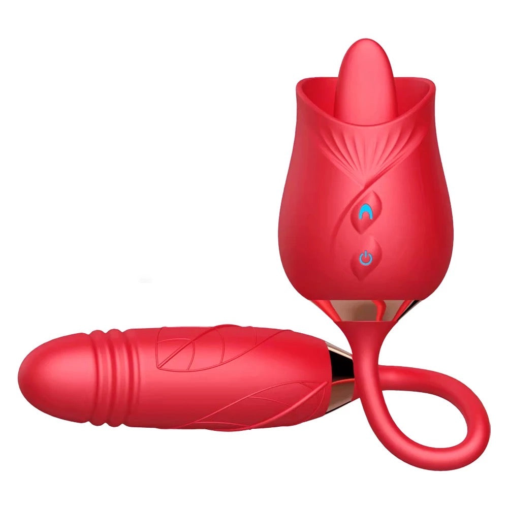 Vibrador rosa para lamer y chupar la lengua, juguete sexual para mujerKilla Vibrant Toy 